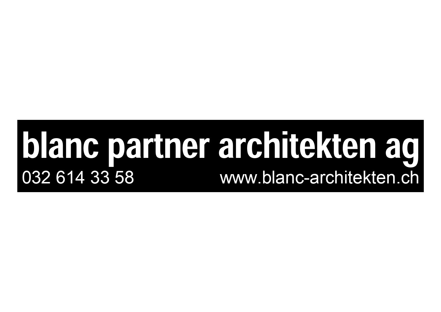 Blanc Partner Architekten AG